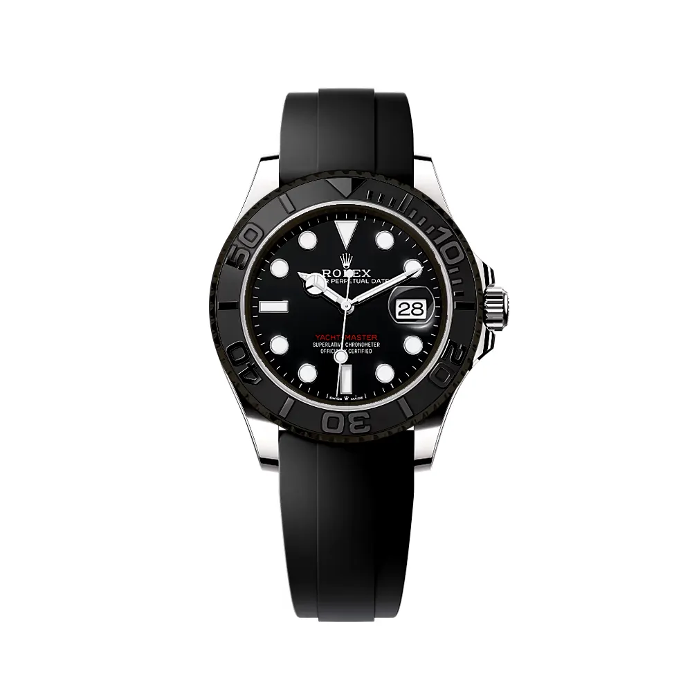 RL Yacht-Master 42 226659 Full Black Rubber Custom - RL0011
