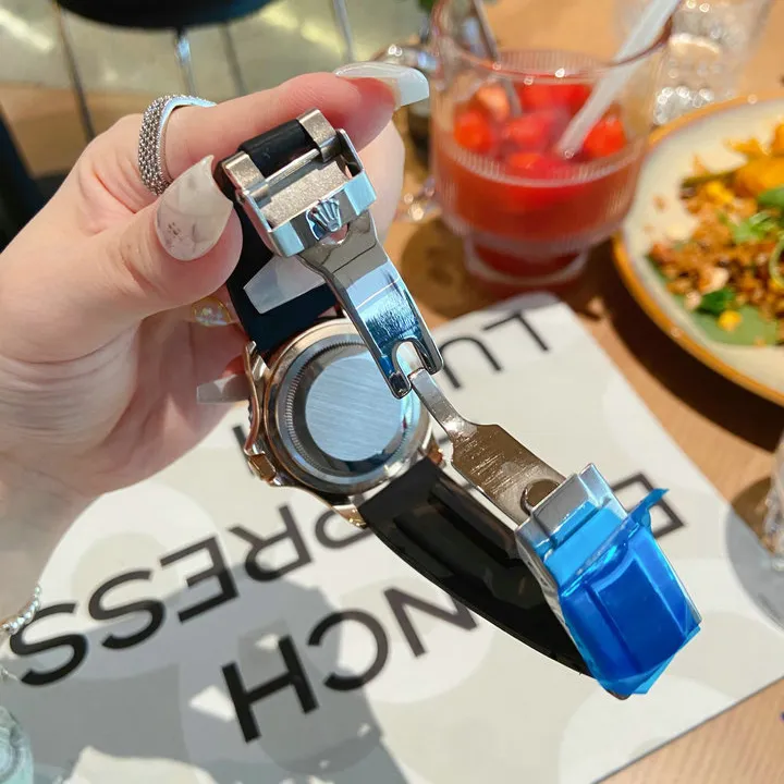 RL Yacht-Master 42 226659 Full Black Rubber Custom - RL0011 - Image 4