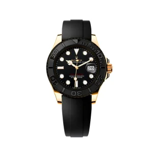 RL Yacht-Master 42 226659 Gold Black Rubber Custom - RL0012