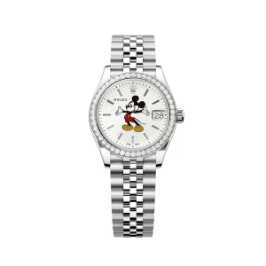 RL Datejust 31 278384RBR Mickey Mouse Steel Custom - RL0017