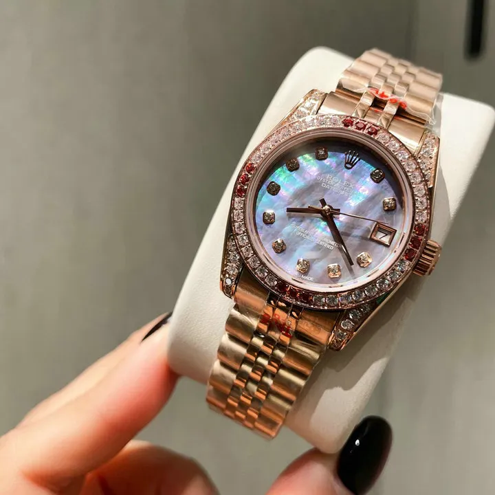 RL Datejust 31 278285RBR Everose Gold Deep Red Diamond Custom - RL0019 - Image 2