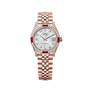 RL Datejust 31 278285RBR Everose Gold Deep Red Diamond Custom - RL0019