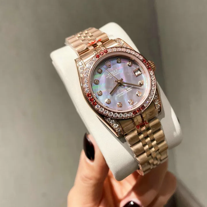 RL Datejust 31 278285RBR Everose Gold Deep Red Diamond Custom - RL0019 - Image 6