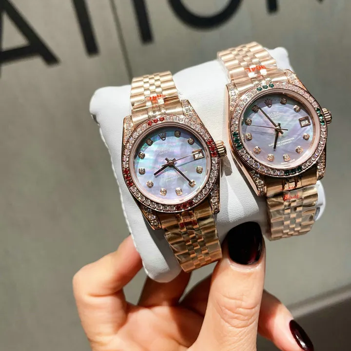 RL Datejust 31 278285RBR Everose Gold Dark Green Diamond Custom - RL0020 - Image 5