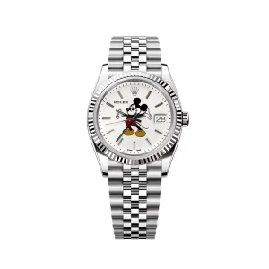 RL Datejust 36 126234 Oystersteel Jubilee Bracelet Mickey Mouse Custom - RL0039