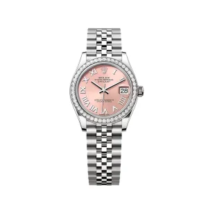 RL Datejust 36 278384 Pink Grey Steel Jubilee Bracelet Custom - RL0041