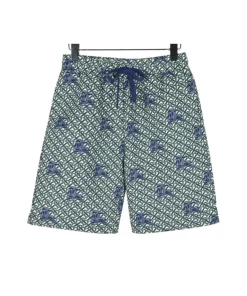 BUR Knight Monogram Shorts in Forest Green - 373 - bbr0000373