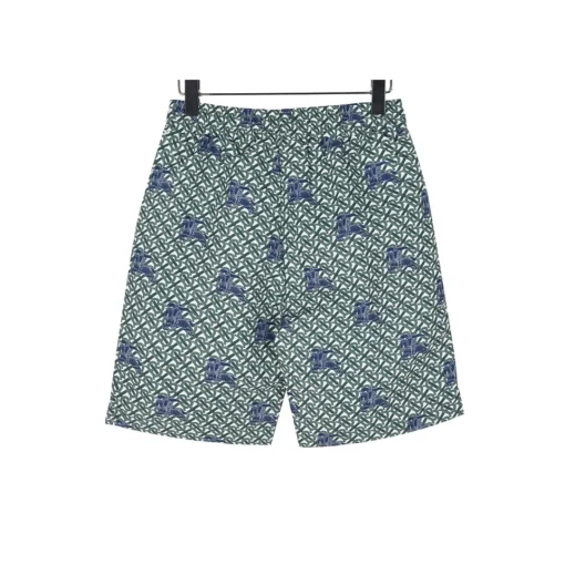 BUR Knight Monogram Shorts in Forest Green - 373 - bbr0000373 - Image 2
