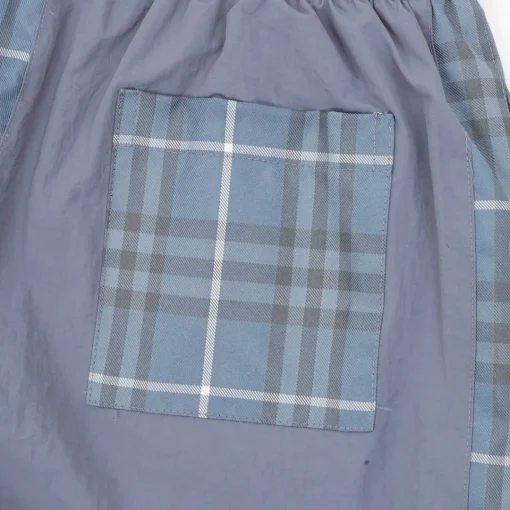 BUR Archive Check Panel Shorts in Blue - 375 - bbr0000375 - Image 7