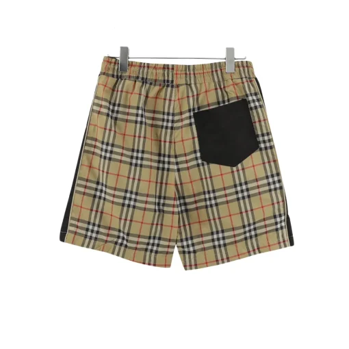 BUR Vintage Check Panel Black Shorts - 377 - bbr0000377 - Image 2