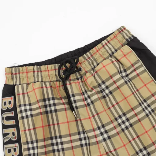 BUR Vintage Check Panel Black Shorts - 377 - bbr0000377 - Image 3