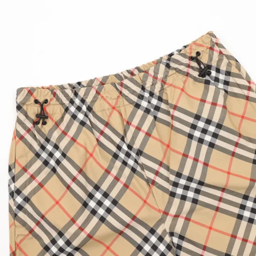 BUR Archive Check Knight Motif Shorts in Tan - 380 - bbr0000380 - Image 7