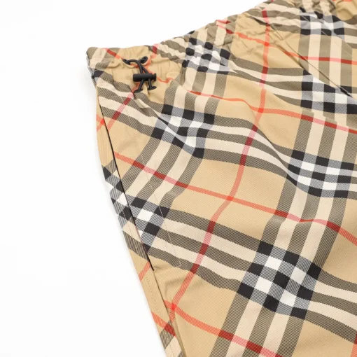 BUR Archive Check Knight Motif Shorts in Tan - 380 - bbr0000380 - Image 8