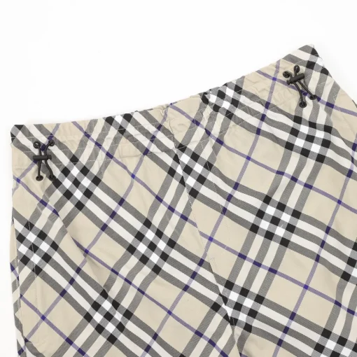 BUR Archive Check Knight Motif Shorts in Beige - 381 - bbr0000381 - Image 6