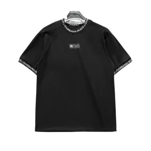 D&G Logo Print T-shirt in Black - 112 - dng0000112