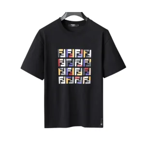 FD Logo Print T-shirt in Black - 80 - fd0000080