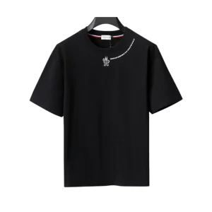 MC Grenoble Logo Print T-shirt in Black - 97 - mc0000097