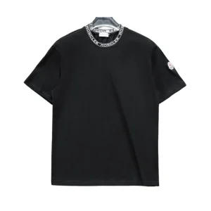 MC Logo-Trimmed Cotton T-shirt in Black - 99 - mc0000099
