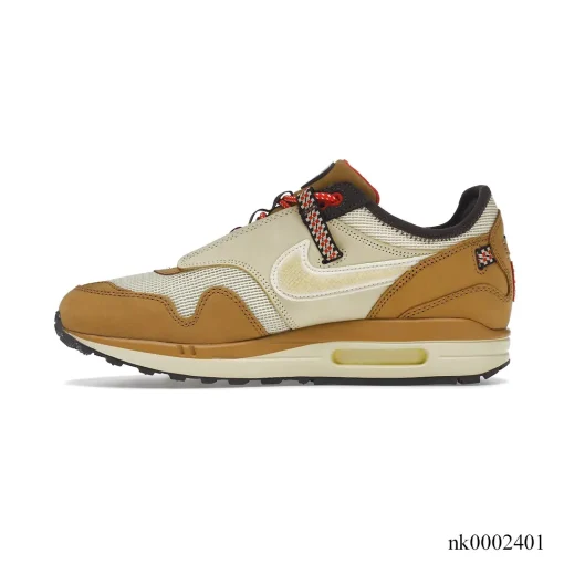 Travis Scott x AM 1 Cactus Jack Wheat Lemon Drop Shoes Sneakers – nk0002401 - Image 2