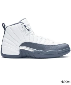 AJ 12 White Dark Grey Shoes Sneakers – nk0004486