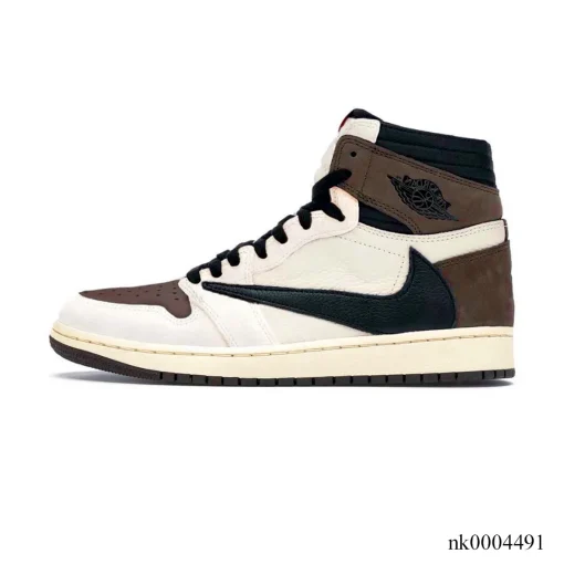 Travis Scott x AJ 1 High OG SP Reverse Mocha Shoes Sneakers – nk0004491 - Image 2