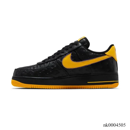 Alternative view of Kobe Bryant x AF 1 Low Lakers Away Shoes Sneakers - nk0004505