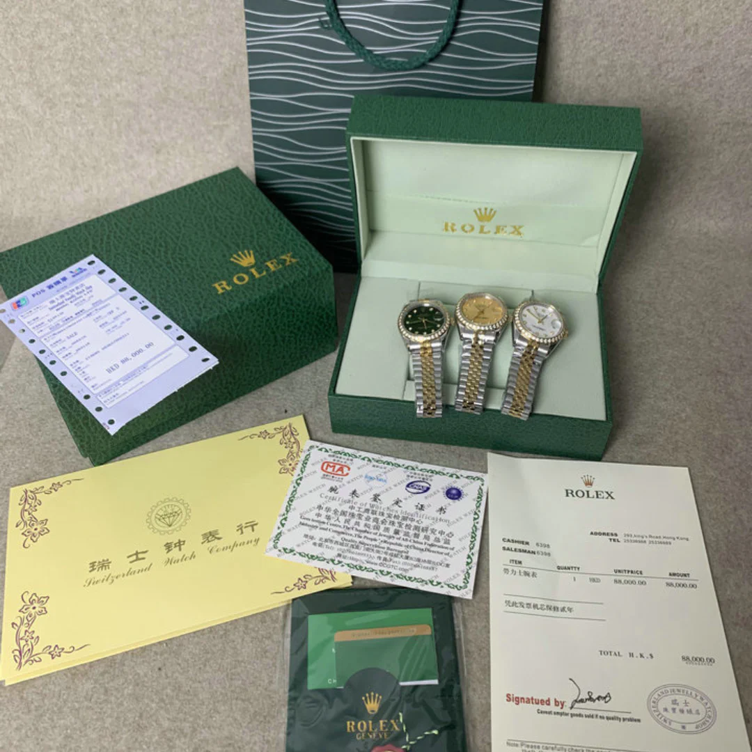 RL Datejust 36 126283 White Gold Dial Diamond Jubilee Bracelet Custom - RL0036 - Image 7