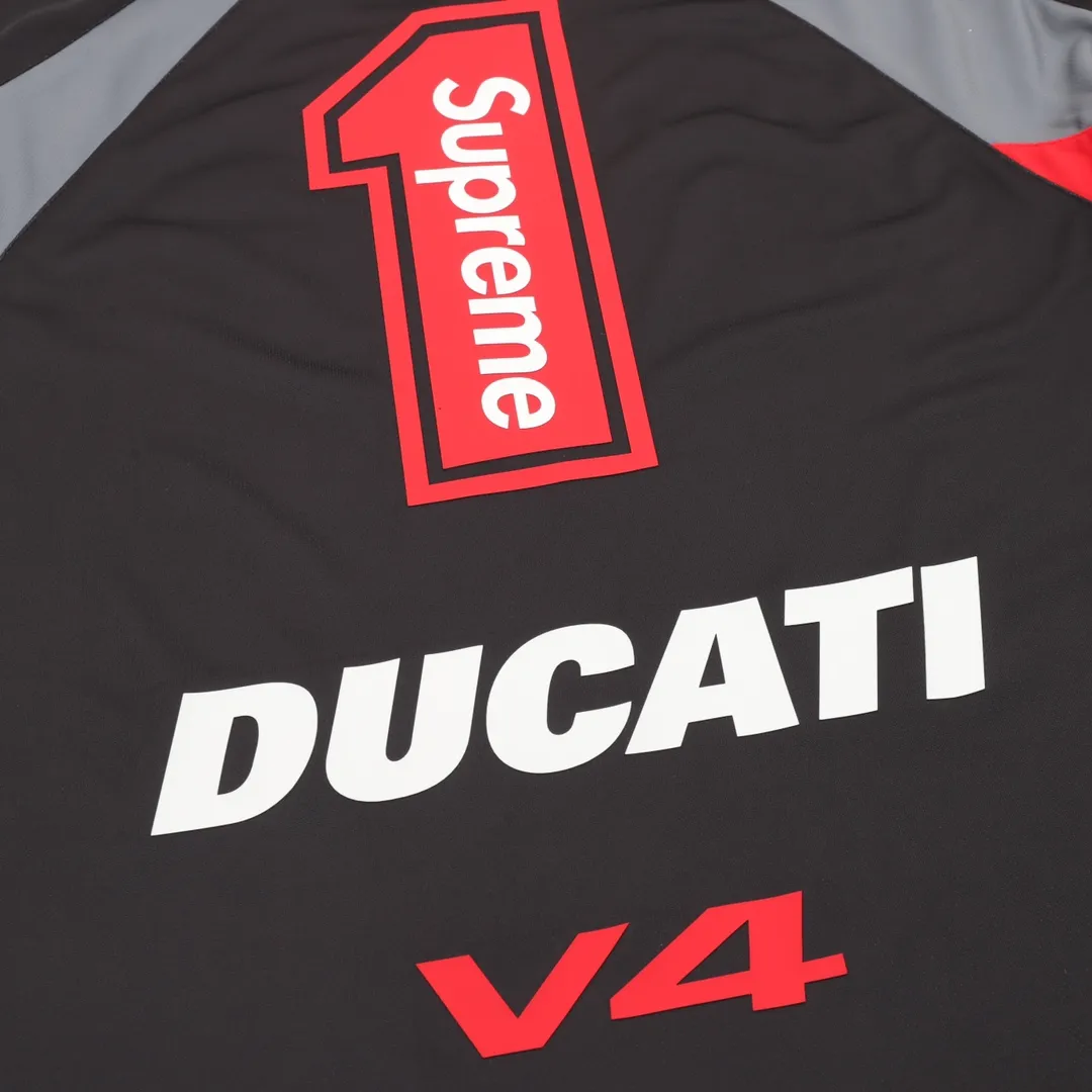 SUP x Ducati Racing Jersey T-Shirt in Black - 511 - spm0000511 - Image 7