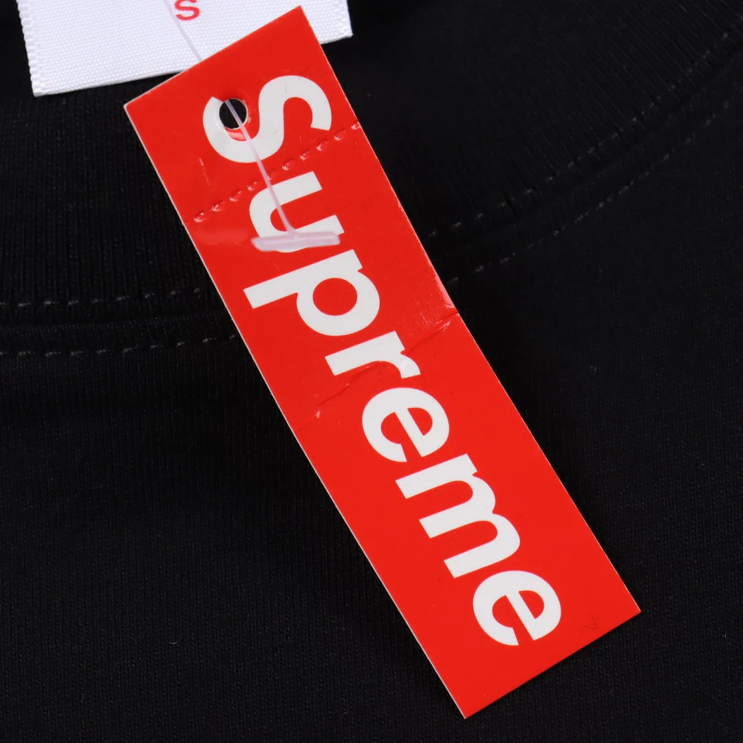 SUP x BUR Box Logo T-Shirt in Black - 516 - spm0000516 - Image 9