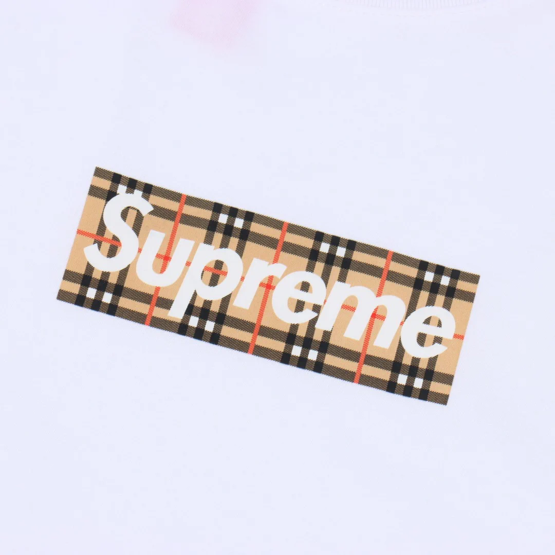 SUP x BUR Box Logo T-Shirt in White - 517 - spm0000517 - Image 5