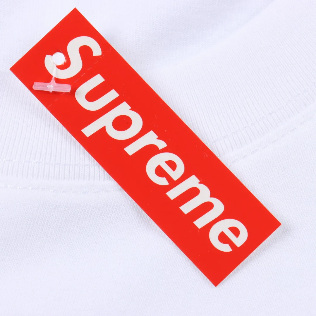 SUP x BUR Box Logo T-Shirt in White - 517 - spm0000517 - Image 9