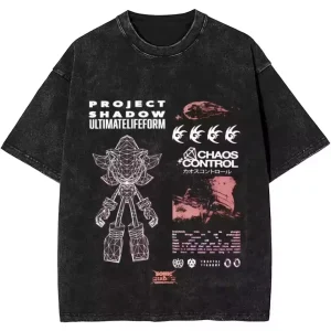 Summer O-Neck Fashion Tees Printed Oversized Tops