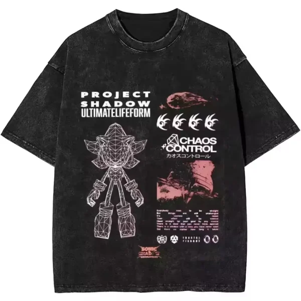 Summer O-Neck Fashion Tees Printed Oversized Tops