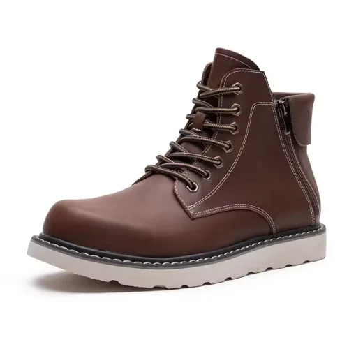 High Quality Men's Boots Genuine Leather Men Boots