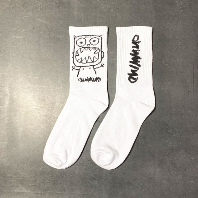 Men Socks Cotton Cartoon Pattern - Image 17
