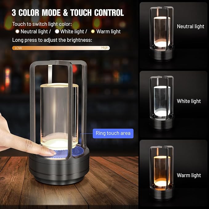 LED Nordic Cordless Table Lamp - Image 12