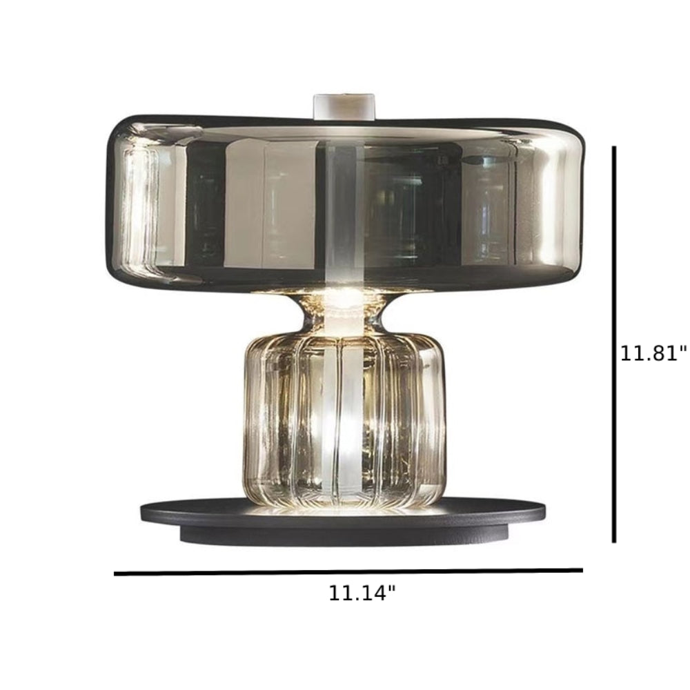 Transparent Glass LED Table Lamp - Image 9