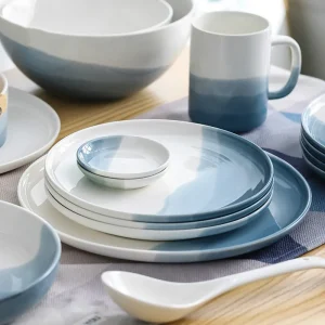 Mountain Scenery Ceramic Dinner Plate