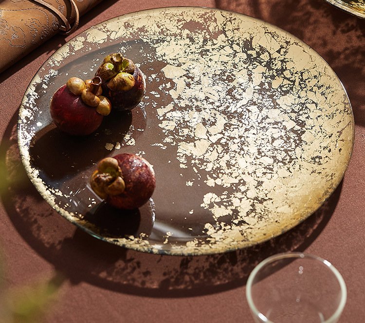 High-end Fashion Luxury Crystal Glass Plate - Image 4