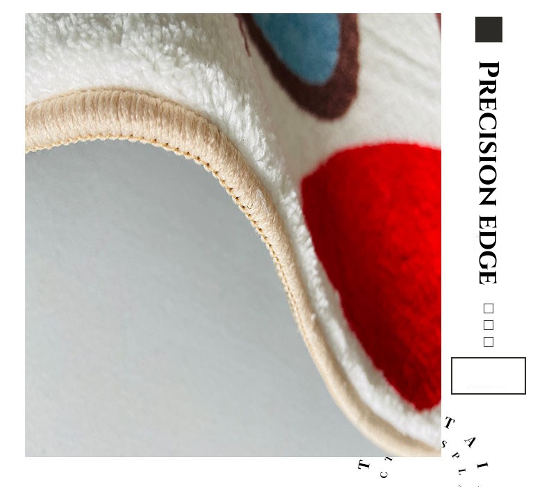 Luxury Imitation Cashmere Rectangle Fluffy Soft Carpet - Image 3