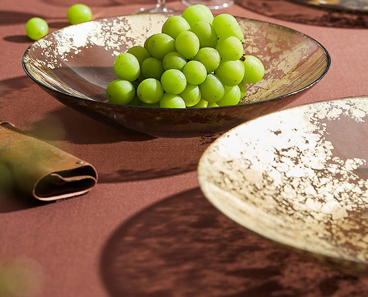 High-end Fashion Luxury Crystal Glass Plate - Image 3