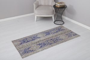 2x5 Turkish Runner, Vintage Runner, 2x5 Oushak Rug