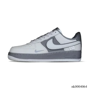 Alternative view of AF 1 Double White Grey Shadow Shoes Sneakers - nk0004064