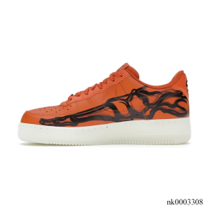Alternative view of AF 1 Low Orange Skeleton Halloween Shoes Sneakers – nk0003308