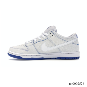 Alternative view of SB Dunk Low Premium White Game Royal Shoes Sneakers - nk0002526