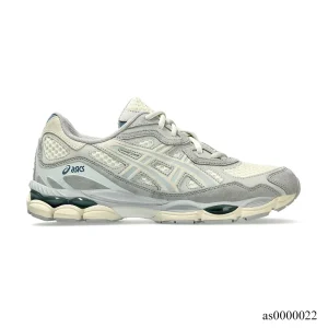 AS Gel NYC Ivory Mid Grey Shoes Sneakers - as0000022