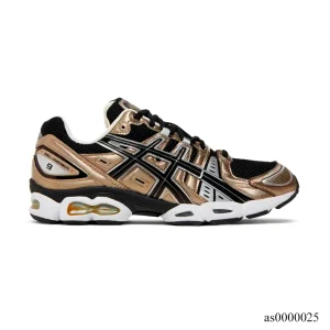 AS Gel Nimbus 9 Frosted Almond Black Shoes Sneakers - as0000025
