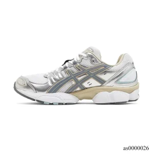 Alternative view of AS Gel Nimbus 9 White Steel Grey Shoes Sneakers - as0000026