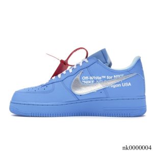 Alternative view of AF 1 Low OW MCA University Blue Shoes Sneakers - nk0000004