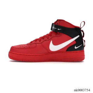 Alternative view of AF 1 Mid Utility University Red Shoes Sneakers - nk0003754